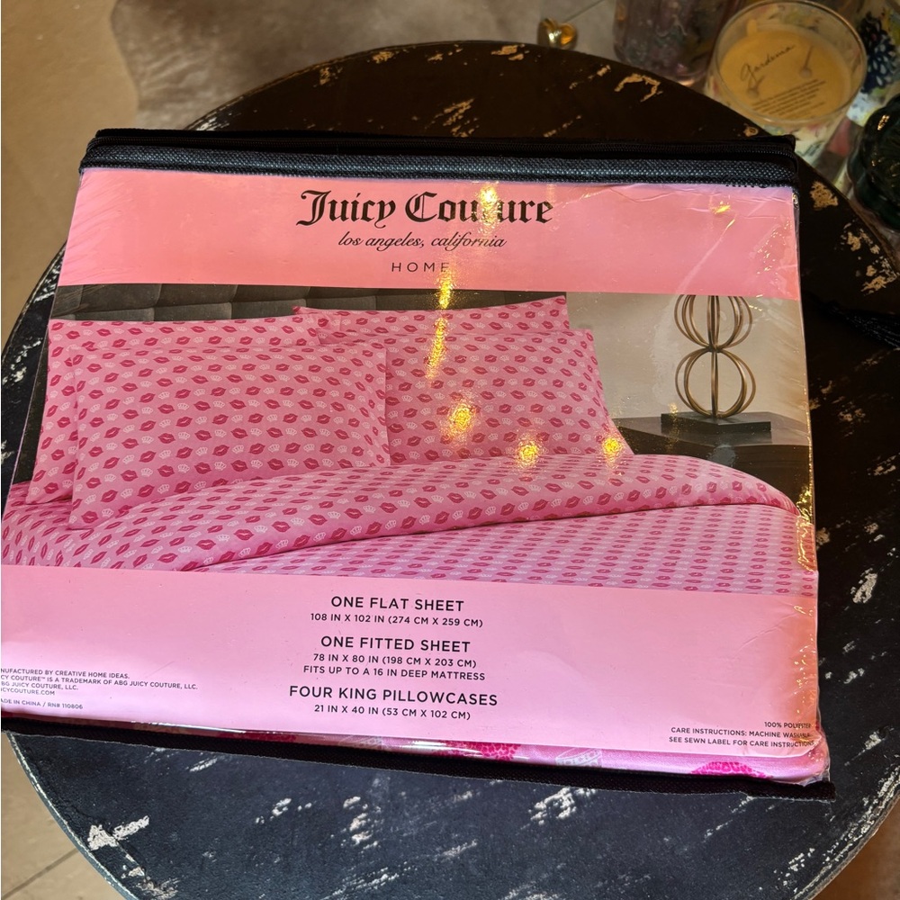 Juicy Couture Pink Bedding Set